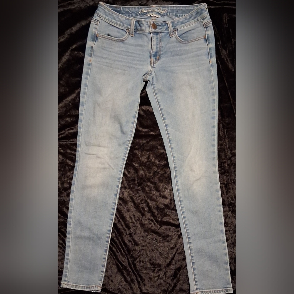 American Eagle Outfitters Light Blue Women's Skinny Jeans
